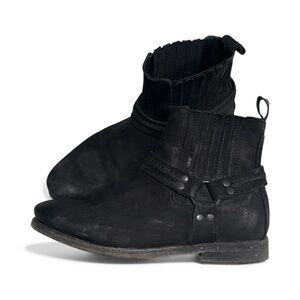 ALLSAINTS Dakota Leather Moto Harness Boots